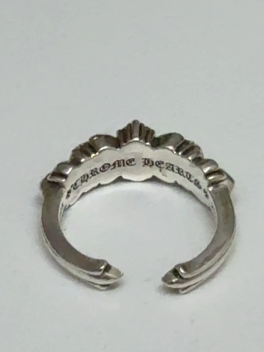 CHROME HEARTS BABY CLASSIC DOUBLE FLORAL RING